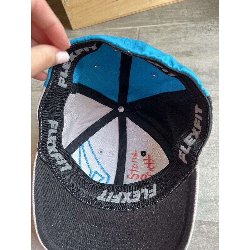 Volcom Stone Youth Full Stone Flexfit Hat Black Blue Surf Skate California